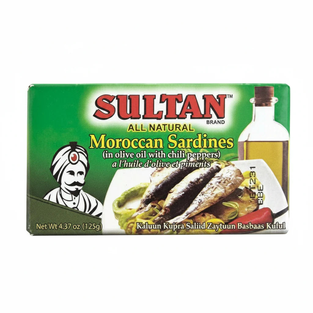 SULTAN SARDINES -IN OIL سردين سلطان - في الزيت