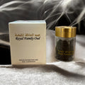 Royal Family Incense: Oud infused with the finest varieties of aged oud بخور العائله الملكيه عود مسقى بأرقى أنواع العود المعتق