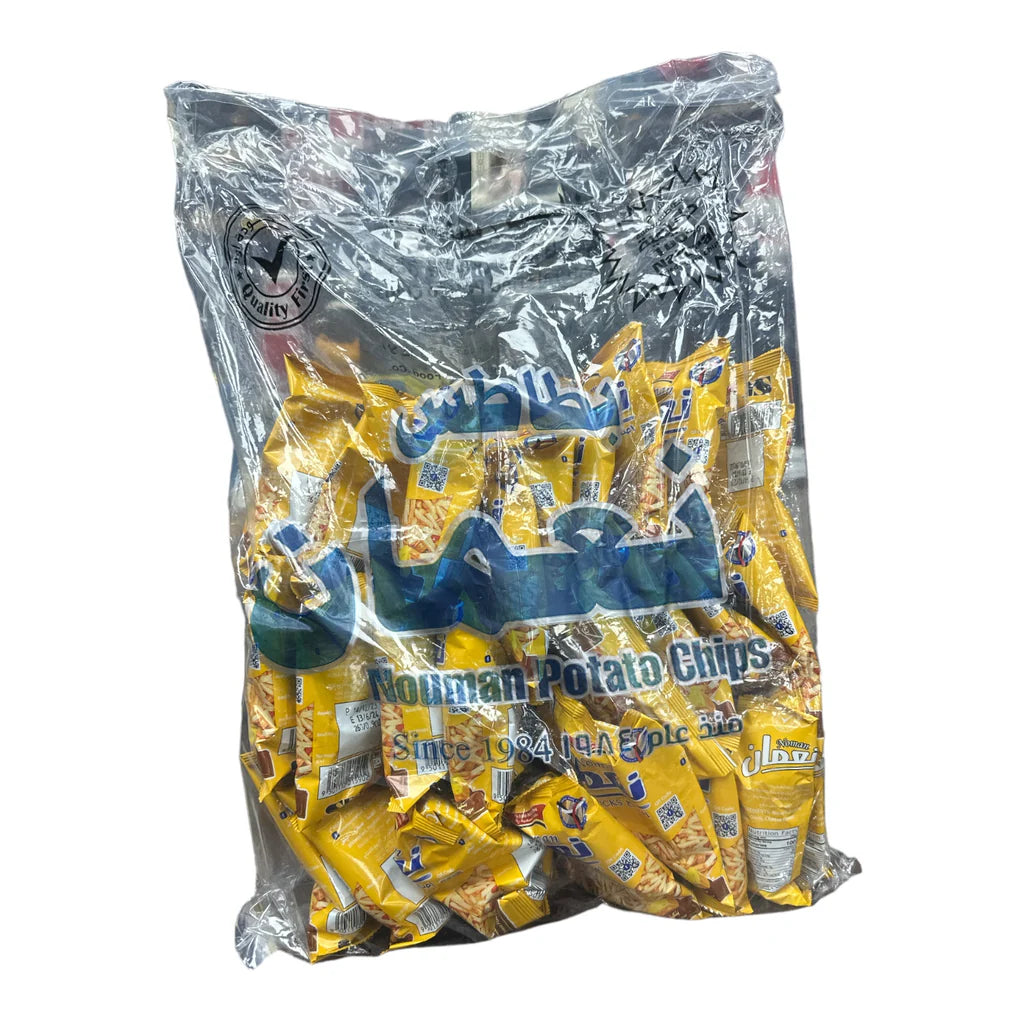 Noman Chips Sticks Cheese Flavor بطاطس نعمان اصابع بطعم الجبنه كيس كامل