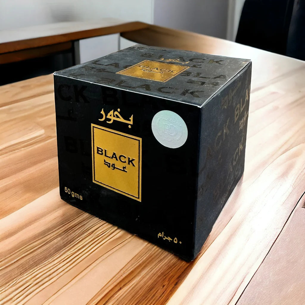 Black Oud Chips Incense بخور عود اسود