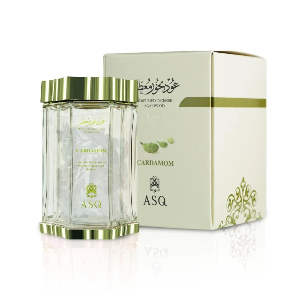 Cardamom-scented oud incense from Abdul Samad Al Qurashi عود بخور معطر بالهيل من عبد الصمد القرشي