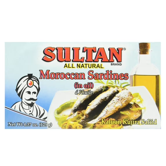 SULTAN SARDINES -IN OIL سردين سلطان - في الزيت