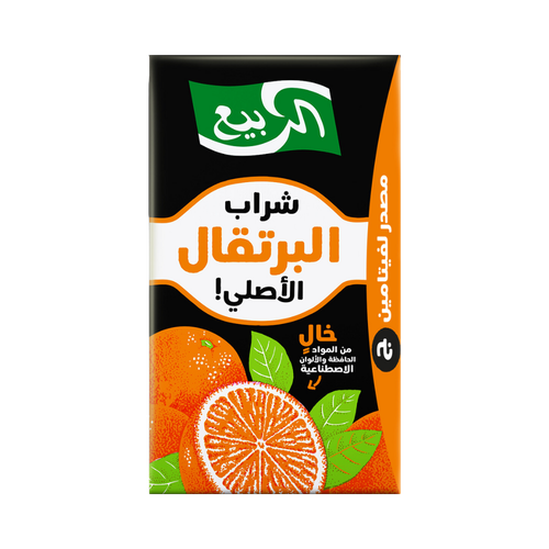 ⁨عصير الربيع البرتقال حجم كبير Al-Rabie Orange Juice⁩