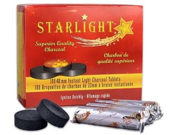 Starlight Charcoal فحم سريع الاشتعال حجم كبير
